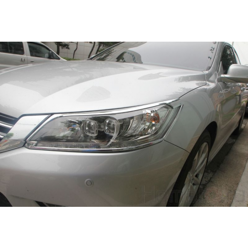 Хром молдинги передних фар для Honda Accord 9 2012+