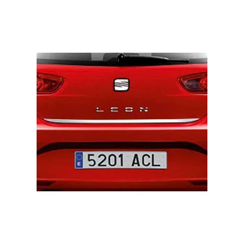 Накладка на нижнюю кромку крышки багажника, нерж., 1 часть для SEAT Leon "12-