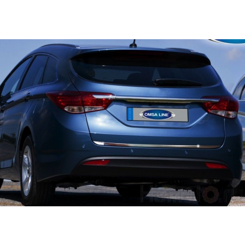 Накладка на нижнюю кромку крышки багажника, нерж., 1 часть для HYUNDAI i40