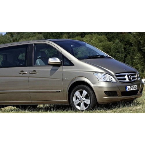 Накладки на зеркала, 2 части «Abs хром» «с повтор.поворота» для MERCEDES V-class/Vito/Viano