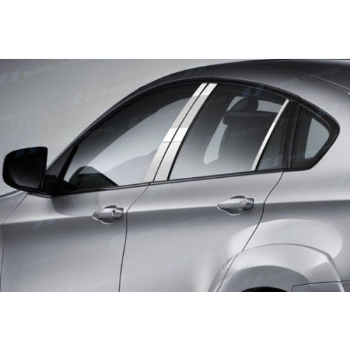 Молдинги дверных стоек, нерж., 8 частей для BMW X6 "09-