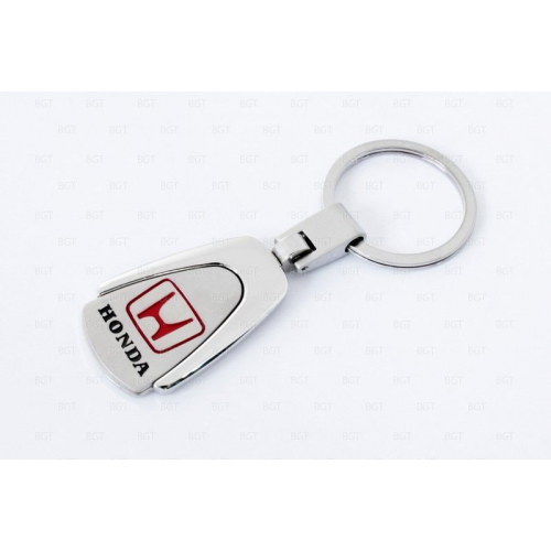 Брелок металлический с логотипом "Honda" «Silver» «вар.1»