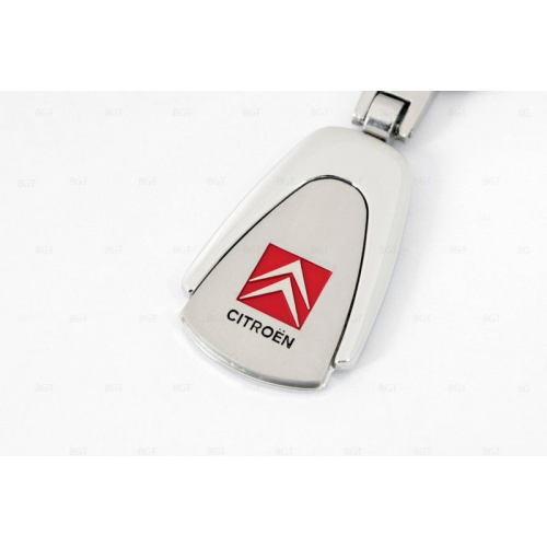 Брелок металлический с логотипом "Citroen" «Silver»