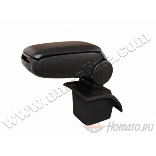 Подлокотник с боксом для FORD Focus 2005-2010 : чёрный (Abs - кожзам)