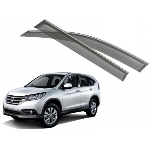 Дефлекторы боковых окон с хромированным молдингом, OEM Style для HONDA CRV 4 2012+