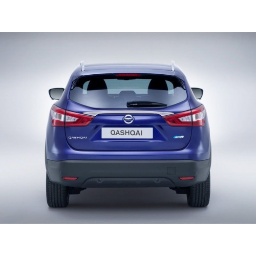 Накладка над номером на крышку багажника, нерж. для NISSAN Qashqai 14+