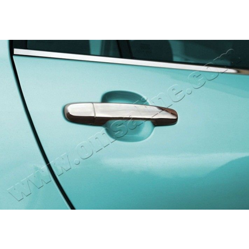 Нижние молдинги стекол, нерж., 4 части для TOYOTA Corolla Verso