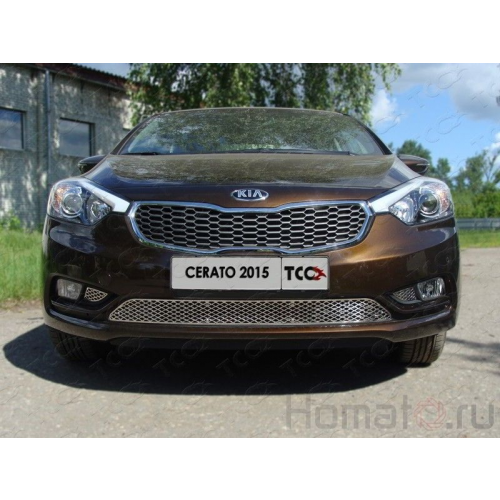 Решетка радиатора нижняя «лист» для KIA Cerato "15-
