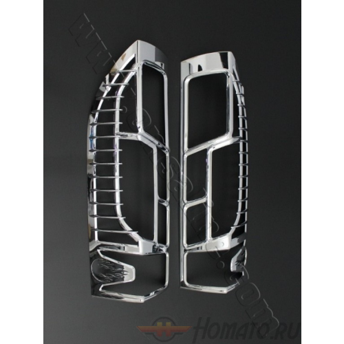 Окантовка на стопы для Fiat Ducato 2014+ | хром, 2 части