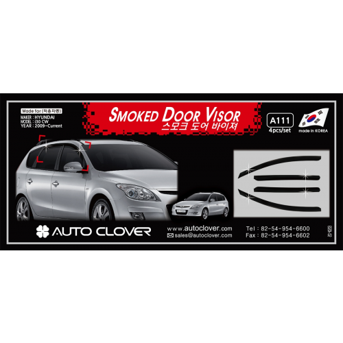 Дефлекторы окон Autoclover «Корея» для Hyundai i30 WAGON 2007-2011