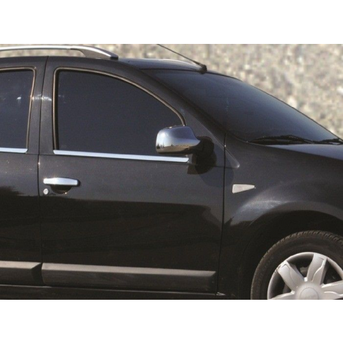 Нижние молдинги стекол, нерж., 4 части для RENAULT Sandero