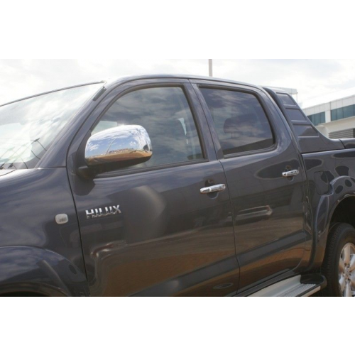Накладки на зеркала, нерж., 2 части для TOYOTA Hilux