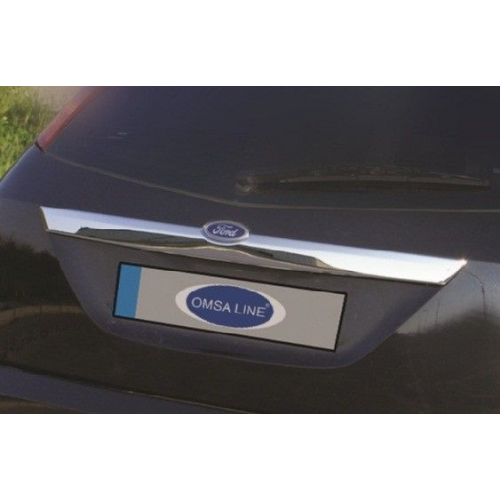 Накладка над номером на крышку багажника, нерж. «SW» для FORD Focus "05-07"