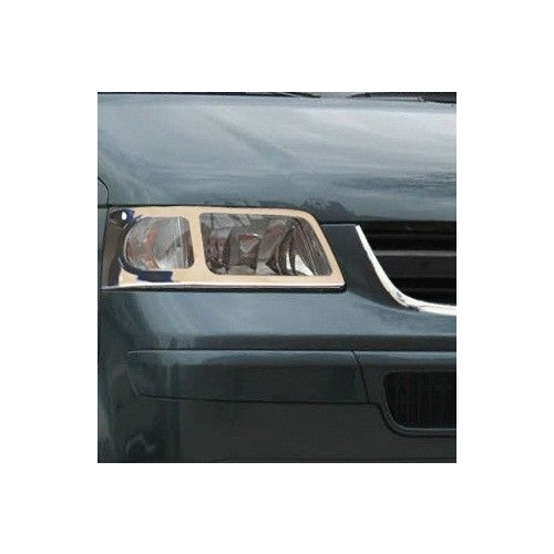 Накладка на фары, нерж., 2 части для VW T5 Transporter