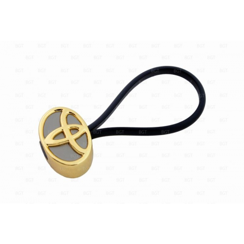 Брелок с металлическим логотипом TOYOTA «Gold»