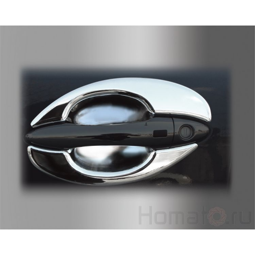 Хром накладки под ручки дверей для Kia Sportage 3 2010+