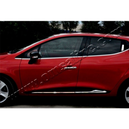 Молдинг дверной, нерж., 4 части «HB 5D/SW» для RENAULT Clio IV "13-