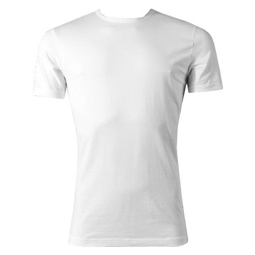 Приталенная мужская футболка из хлопка белого цвета JOCKEY Футболка/ 22451812 (муж.) Белый