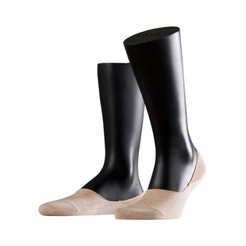 Удобные мужские последники из хлопка бежевого цвета Falke 14625 Family step (муж.) Бежевый 4650