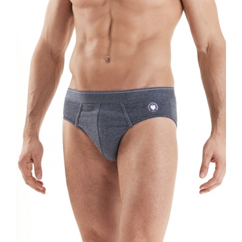 Модные мужские трусы-брифы серого цвета BlackSpade SPORT b9561 серый
