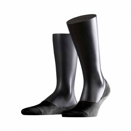 Удобные мужские последники из хлопка черного цвета Falke 14625 Family step (муж.) Черный 3000