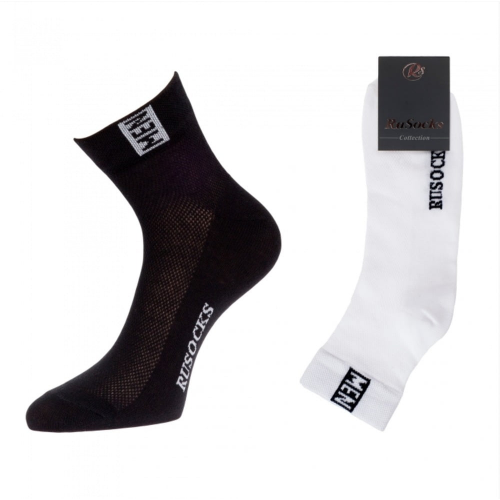Комплект из 10 спортивных мужских носков белого/серого/черного цвета "RuSocks" Collection М-1640-1
