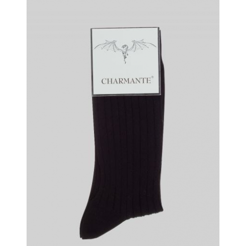 Комплект из 6 черных летних хлопковых носков Charmante SCHM-1010