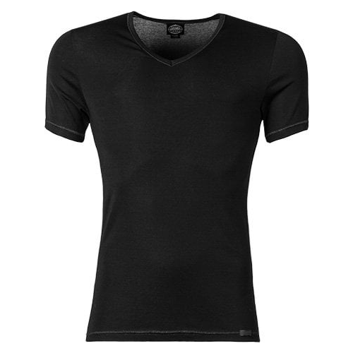 Стильная удобная мужская футболка черного цвета JOCKEY 24001813 Premium Cotton Stretch