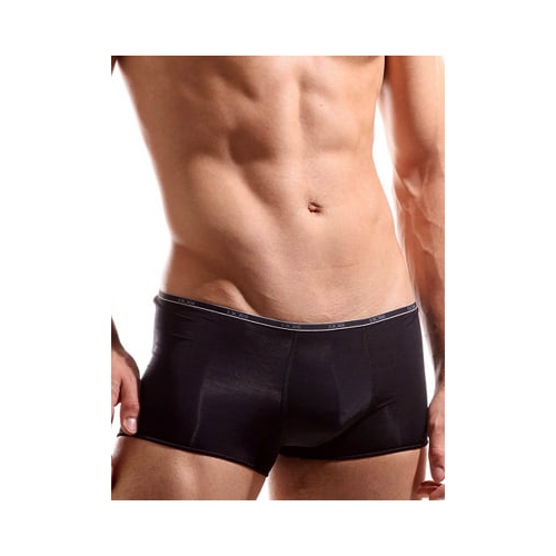 Мужские черные трусы хипсы HOM Plume 01027c99