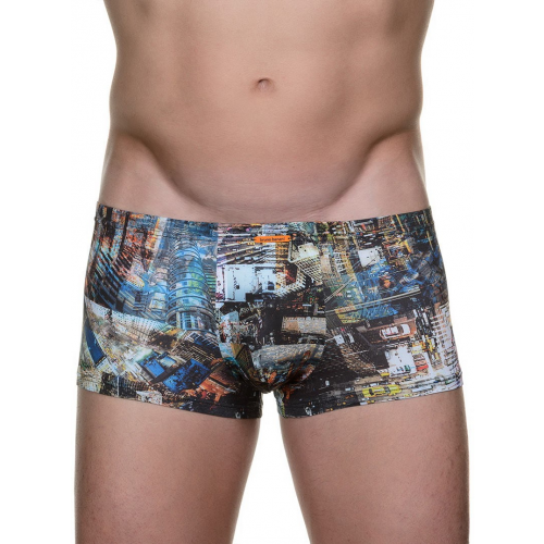 Тонкие многоцветные мужские трусы-шорты bruno banani Urban Chaos 22011456бруно Многоцветный