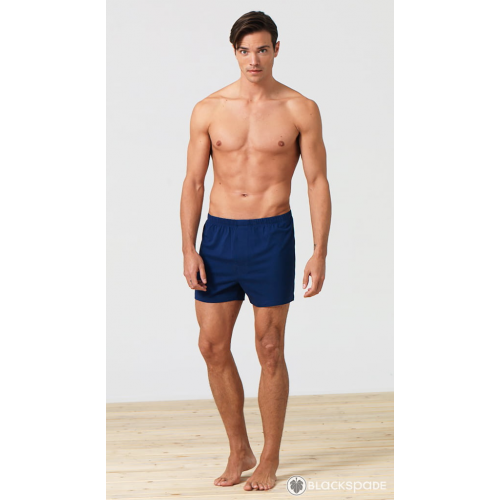Синие мужские трусы-боксеры свободного кроя Blackspade For Everyday b7317 Navy