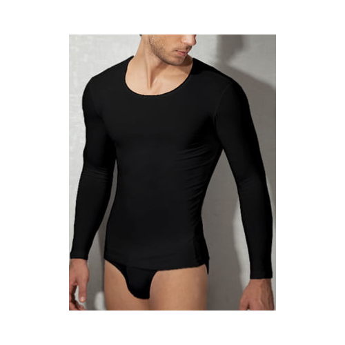 Теплая мужская футболка с длинным рукавом «Doreanse 2970-01 Thermo Vilof» черная