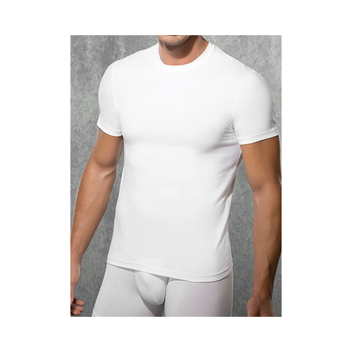 Мужская белая классическая облегающая футболка Doreanse For Everyday 2550c02