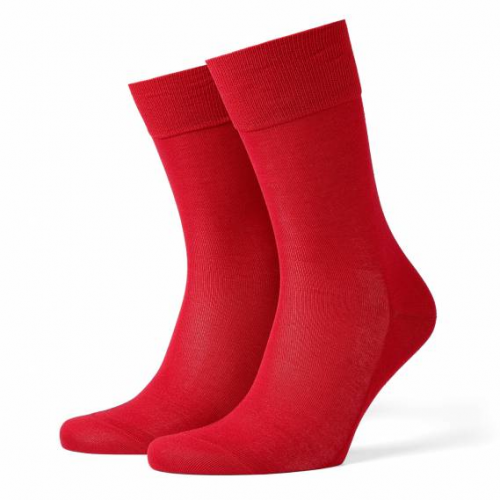 Элегантные красные мужские носки из мягкого хлопка Falke 21036 Cardiff SO (муж.) Красный 8228