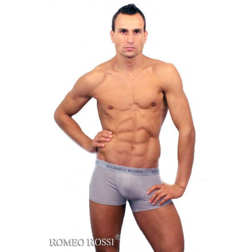 Серые мужские трусы боксеры Romeo Rossi Boxers Boxers R6005-3