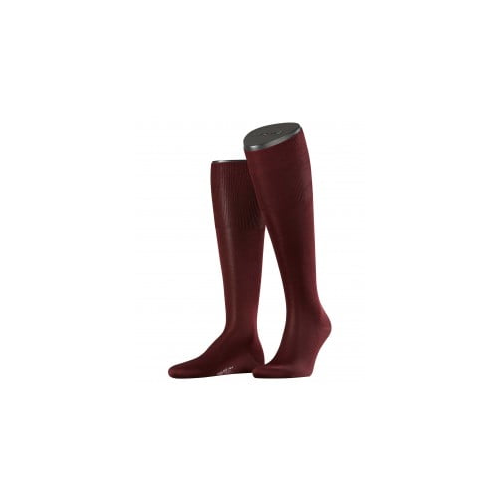 Мужские гольфы ручной работы из шелка бордового цвета Falke 15661 Pure silk 4 (муж.) Бордовый 8596