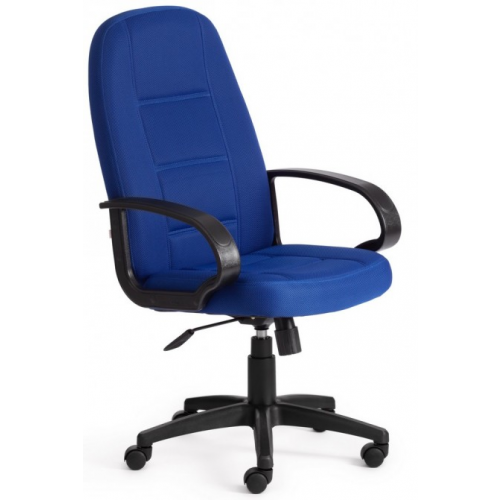 TetChair Кресло руководителя CH747 ткань TW-10 синяя