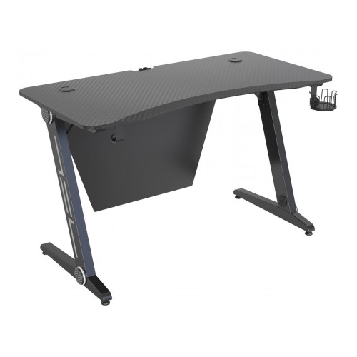 CACTUS Стол игровой Cactus CS-GTZ-BKSL-CARBON столешница МДФ карбон каркас черный с серым