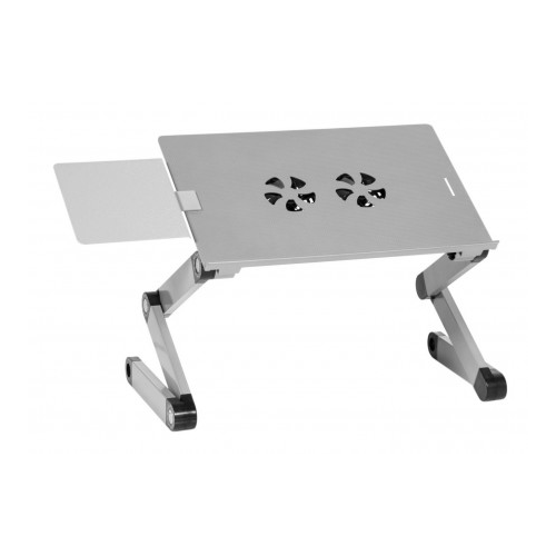 CACTUS Стол для ноутбука Cactus CS-LS-T8-C серебристый 27x42см с вентилятором