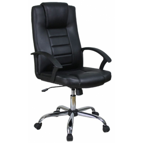 RealChair Кресло руководителя College BX-3375 черная иск. кожа