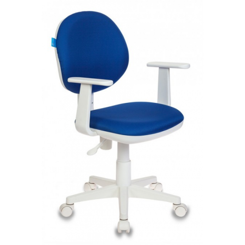 Бюрократ (BURO) Кресло Бюрократ CH-W356AXSN темно-синее белый пластик