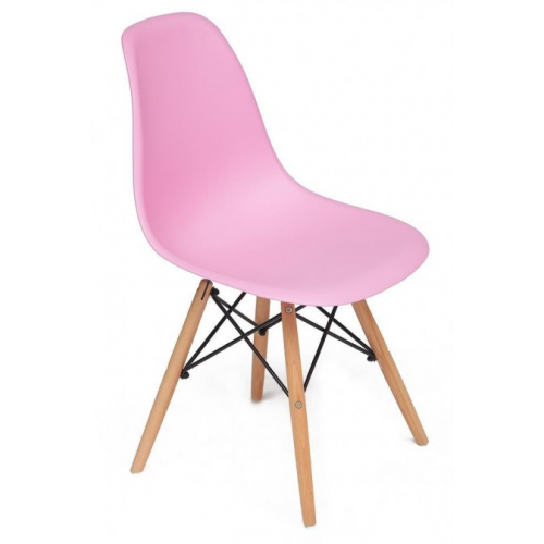 TetChair Стул Синди CINDY mod 001 EAMES пластик розовый, ножки бук