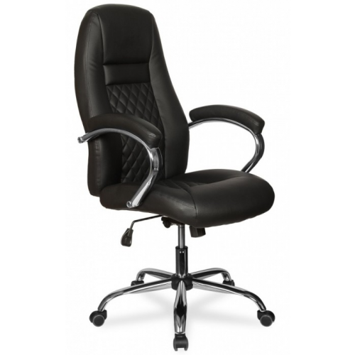 RealChair Кресло руководителя College CLG-624 LXH черная иск. кожа