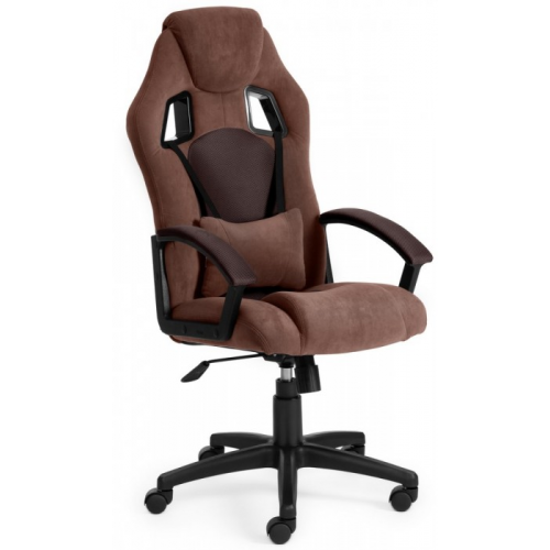 TetChair Кресло Driver Драйвер флок коричневый вставка коричневая