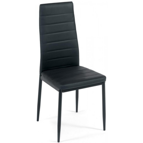 TetChair Стул Easy Chair mod.24 экокожа черная ножки черные