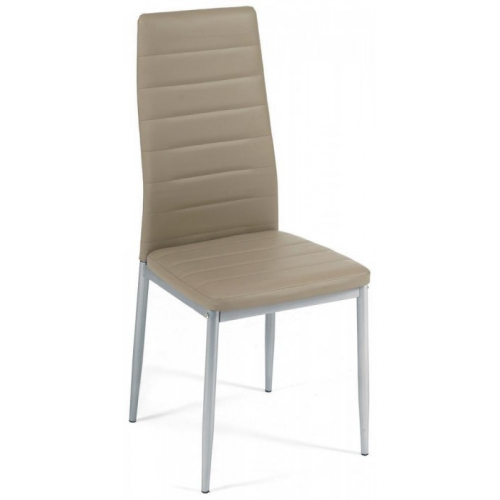TetChair Стул Easy Chair mod.24 экокожа пепельно-коричневый ножки серые
