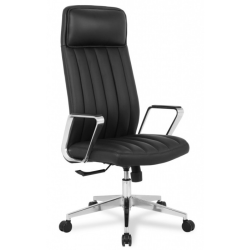 RealChair Кресло руководителя College HLC-2413L-1 черная иск. кожа