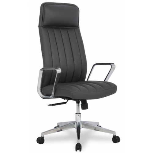 RealChair Кресло руководителя College HLC-2413L-1 темно-серая иск. кожа