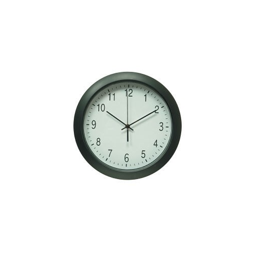 Бюрократ (BURO) Часы настенные R02P, круглые, черные, d30.5 см, плавный ход