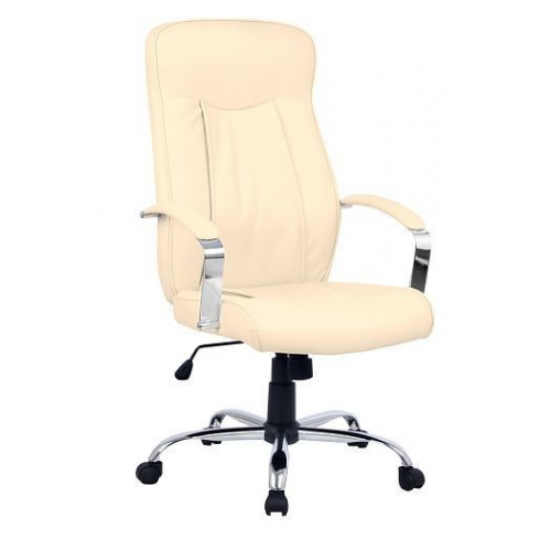 RealChair Кресло руководителя College H-9152L-1 бежевая иск. кожа